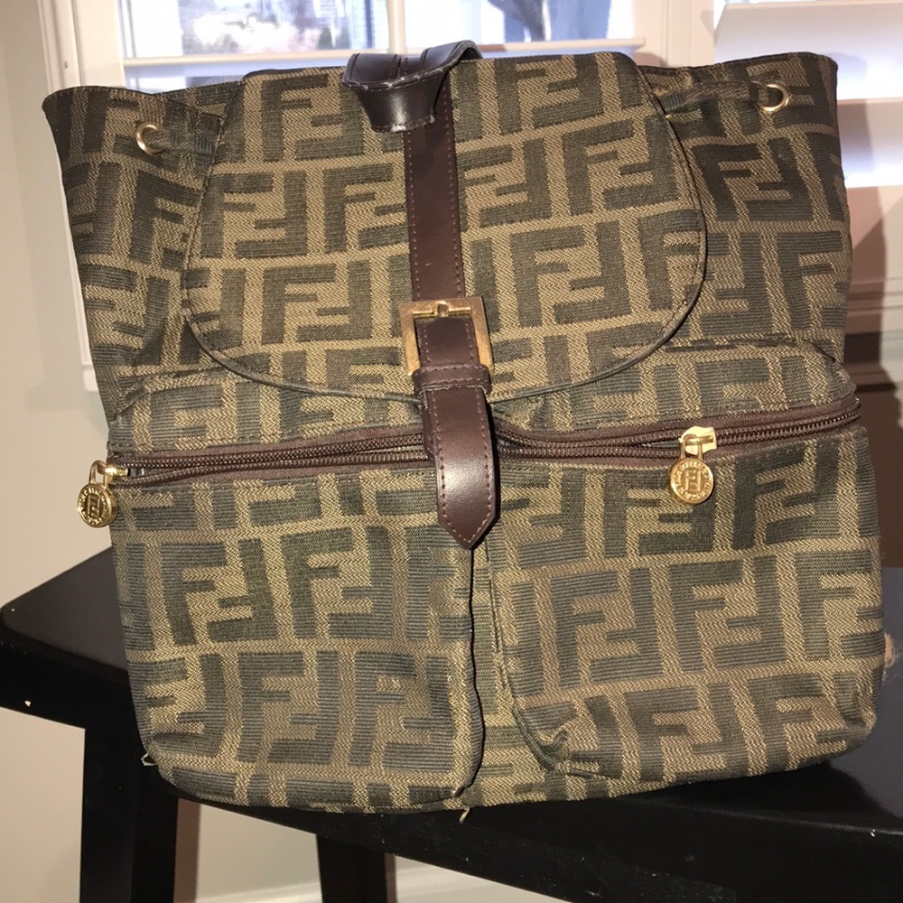 Brown back pack
